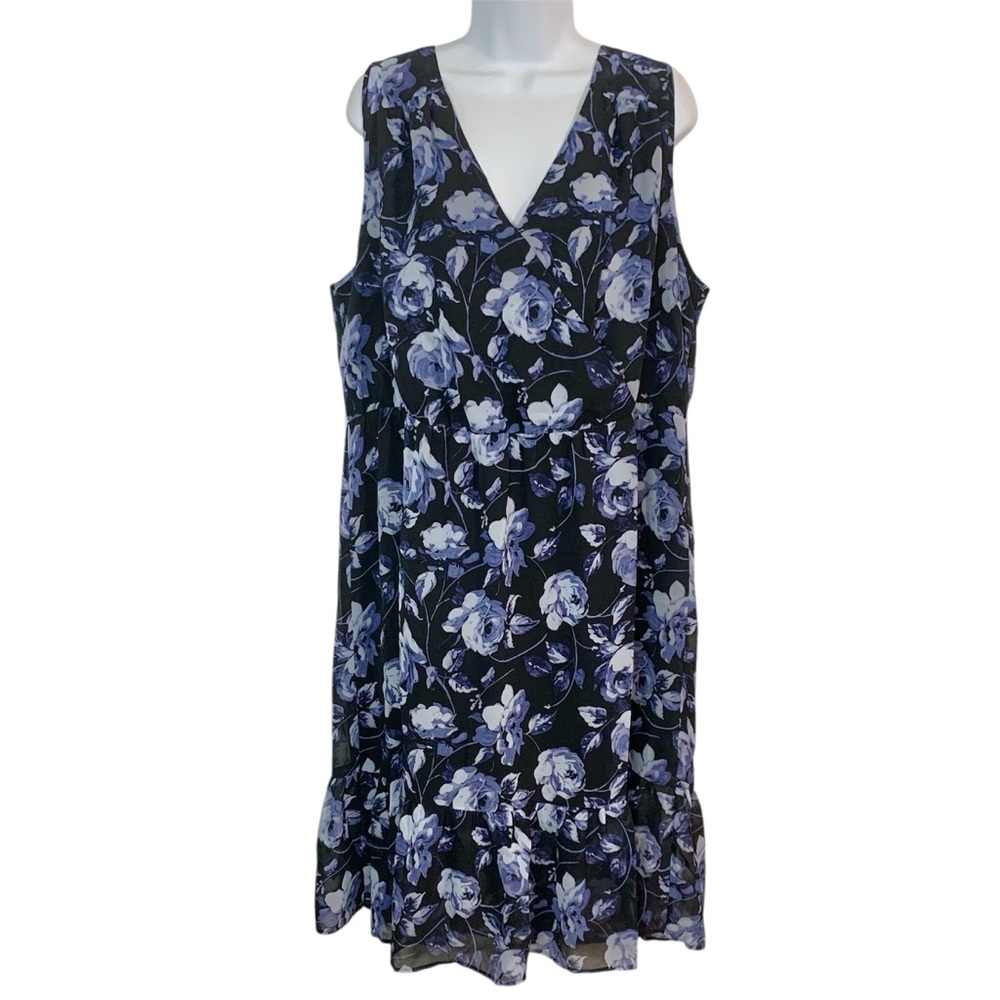A NEW DAY Ruffle Hem Sleeveless Sun Dress Sz 1X